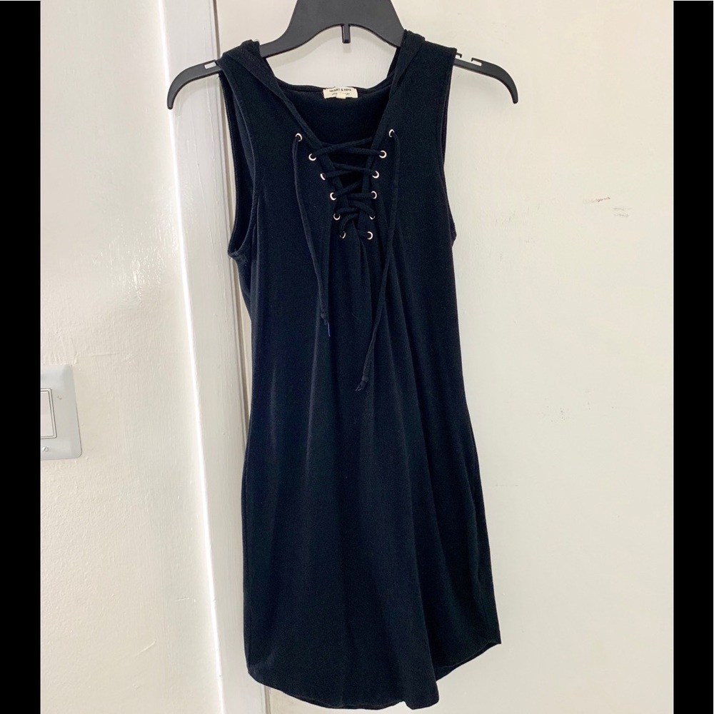 Forever21 | Black Hooded Dress